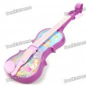 Violin Toy w/ Music / Light Effect - Purple + Blue