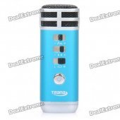 I9 Stylish Mini Portable KTV Singing Karaoke Player for Computer / Cellphone / MP3 / MP4 - Blue