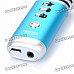 I9 Stylish Mini Portable KTV Singing Karaoke Player for Computer / Cellphone / MP3 / MP4 - Blue I9 Stylish Mini Portable KTV Singing Karaoke Player for Computer / Cellphone / MP3 / MP4 - Blue