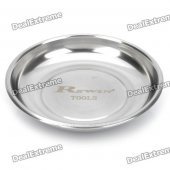 150mm Stainless Steel Magnetic Parts Tray Dish - Silver