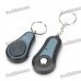 Electronic Key Finder Transmitter Receiver Keychain Set - Black (1 x CR1632 / 1 x CR2032)