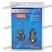 Electronic Key Finder Transmitter Receiver Keychain Set - Black (1 x CR1632 / 1 x CR2032)