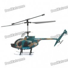 Rechargeable 3-CH R/C Helicopter w/ Gyroscope / Gun Toy - Camouflage Green Rechargeable 3-CH R/C Helicopter w/ Gyroscope / Gun Toy - Camouflage Green