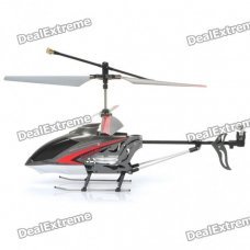 Rechargeable 3-CH R/C Helicopter w/ Gyroscope - Grey + Red Rechargeable 3-CH R/C Helicopter w/ Gyroscope - Grey + Red