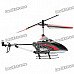 Rechargeable 3-CH R/C Helicopter w/ Gyroscope - Grey + Red Rechargeable 3-CH R/C Helicopter w/ Gyroscope - Grey + Red