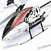 Rechargeable 3-CH R/C Helicopter w/ Gyroscope - Grey + Red Rechargeable 3-CH R/C Helicopter w/ Gyroscope - Grey + Red