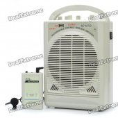 LB-301 Rechargeable Portable Wireless Amplifier w/ FM / 3.5mm Audio / 6.3mm Audio / USB