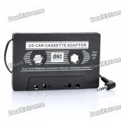 Car Cassette Tape Adapter Transmitters for MP3 / CD / DVD Player - Black