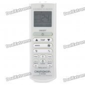Universal 1.6" LCD Air Conditioner Remote Control - White (2 x AAA)