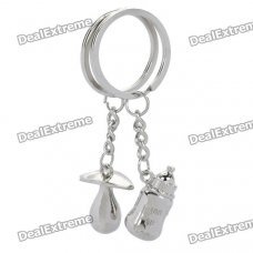 Fashion Couple Keychains - Milk Bottle & Valve (Pair)