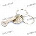 Fashion Couple Keychains - Bottle Opener & Cap (Pair)