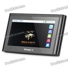 ITV430 4.3" Touch Screen Portable Wireless Internet TV w/ Built-in Antenna / TF / 2GB - Black ITV430 4.3" Touch Screen Portable Wireless Internet TV w/ Built-in Antenna / TF / 2GB - Black