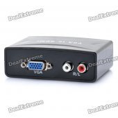 YZ-1803 VGA to HDMI Converter - Black