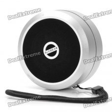 Portable USB Rechargeable Bluetooth V2.1+EDR Stereo Speaker - Silver Portable USB Rechargeable Bluetooth V2.1+EDR Stereo Speaker - Silver