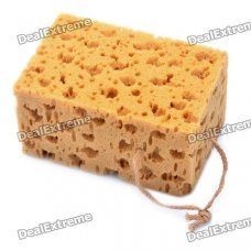 Auto Car Washing Cleaning Sponge Pad - Khaki (2-Piece)