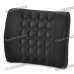 Car Cigarette Powered Electric Massage Lumbar Cushion Pad - Black (DC 12V)