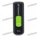 Genuine Transcend Jetflash500 Sliding Type USB2.0 Flash Drive - Black + Green (16GB)