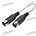 5-Pin Standard MIDI Male to Male Cable for Electronic Organ - Black (3m)