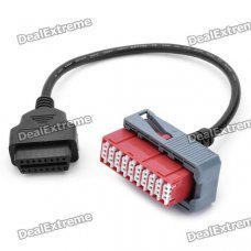 30 Pin to 16 Pin OBD2 Diagnostic Cable for Peugeot Citroen (30CM)