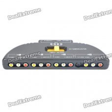 5-Port AV Audio Video Switcher (4-IN/1-OUT)