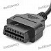 12 Pin Male to 16 Pin Female OBD II / OBD Diagnostic Adapter Cable for Renault (25cm)