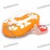 Cute Slippers Style USB Flash Drive with Chain - Orange (4GB)