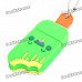 Cute Ice-Lolly Style USB Flash Drive with Chain - Green (8GB)
