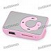 Mirror Rechargeable Clip-On Screen Free MP3 Player w/ TF Slot / 3.5mm Jack - Pink Mirror Rechargeable Clip-On Screen Free MP3 Player w/ TF Slot / 3.5mm Jack - Pink