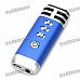 Stylish Mini Portable KTV Singing Karaoke Player for Computer / Cellphone / MP3 / MP4 - Dark Blue Stylish Mini Portable KTV Singing Karaoke Player for Computer / Cellphone / MP3 / MP4 - Dark Blue
