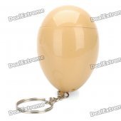 Egg Style Windproof Butane Jet Flame Lighter - Yellow