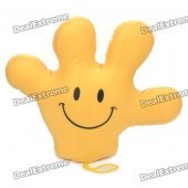 Cute Smile Expression Mickey Glove Hand Doll Toy - Yellow