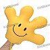 Cute Smile Expression Mickey Glove Hand Doll Toy - Yellow