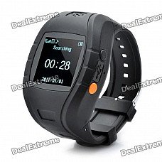 1.5" LCD GSM / GPS Personal Position Tracker Wrist Watch - Black 1.5" LCD GSM / GPS Personal Position Tracker Wrist Watch - Black
