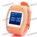 1.5" USB Rechargeable GPS Tracking Sports Watch - Orange + White 1.5" USB Rechargeable GPS Tracking Sports Watch - Orange + White