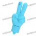 Cute V Gesture Style USB Flash Drive - Blue (8GB)