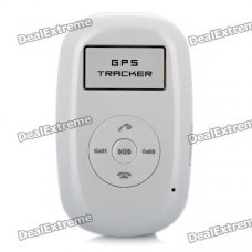 Mini GSM / GPS Personal Position Tracker for Car / Child / Elder - White Mini GSM / GPS Personal Position Tracker for Car / Child / Elder - White