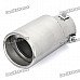 Stylish Stainless Steel Protective Car Exhaust Pipe Muffler - Silver