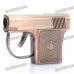 Cool Gun Pistol Style Zinc Alloy Windproof Butane Jet Torch Lighter