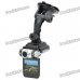 2.0" LCD 5.0 MP Wide Angle 4X 1080P Zoom Digital Car DVR Camcorder w/ Mini USB/HDMI/TF Card - Black