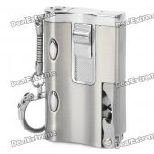 Stylish Cool Windproof Gas Lighter w/ LED Light / UV Lamp / Bottle Opener / Keychain (1 x SR626SW)