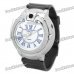 Fashion Zinc Alloy Wrist Watch + Butane Lighter - Silver + Black (1 x SR626SW)