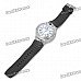 Fashion Zinc Alloy Wrist Watch + Butane Lighter - Silver + Black (1 x SR626SW)