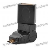 Micro HDMI Male to HDMI Female Adapter - Black