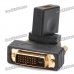 HDMI Female to DVI Male Adapter - Black HDMI Female to DVI Male Adapter - Black