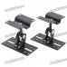 Universal Wall Ceiling Speaker Hanger Mount Stand - Black (2-Piece)