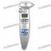 4-in-1 Multi-functional Outdoor 0.8" LCD Digital Tire Pressure Gauge - Silver (1 x CR2032)