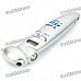 4-in-1 Multi-functional Outdoor 0.8" LCD Digital Tire Pressure Gauge - Silver (1 x CR2032)