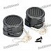 500W DIY Modified Mini Speakers for Car - Black (20cm-Cable Length / Pair)