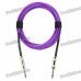 6.35mm Male to Male Audio Connection Cable for Guitar / Bass + More - Purple (3 Meters)