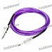 6.35mm Male to Male Audio Connection Cable for Guitar / Bass + More - Purple (3 Meters)